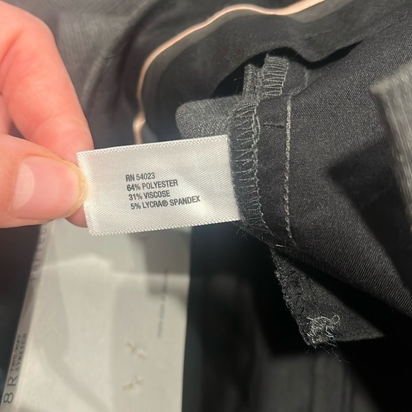 NWT Gap The Perfect Trouser Gray Plaid Flared Trouser Size 8 - Picture 16 of 16